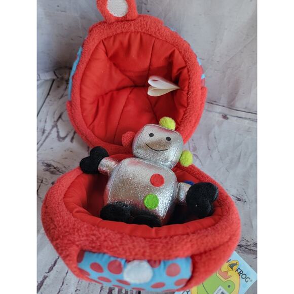 Rich Frog Robot Plush Ball Baby Toy Rattle - Picture 5 of 8